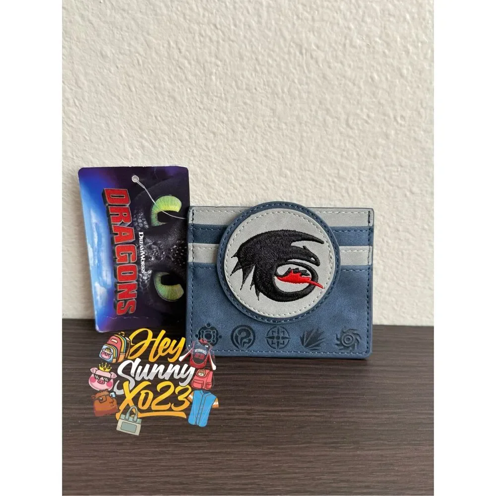 DreamWorks How To Train Your Dragon Toothless Logo Cardholder - Picture 1 of 3